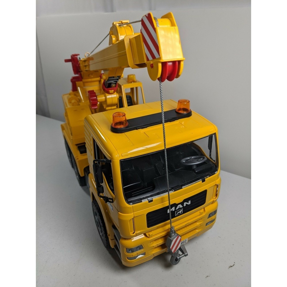Bruder MAN TGA 41.440 Tele-Crane TC-4500 Construction Toy Truck Germany - Picture 5 of 11
